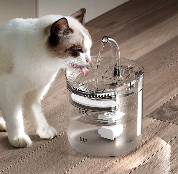 Bebedero Inteligente para Gatos con Sensor de Circulación Automático